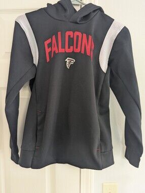 Nike Black & Red Falcons Hooded Pullover